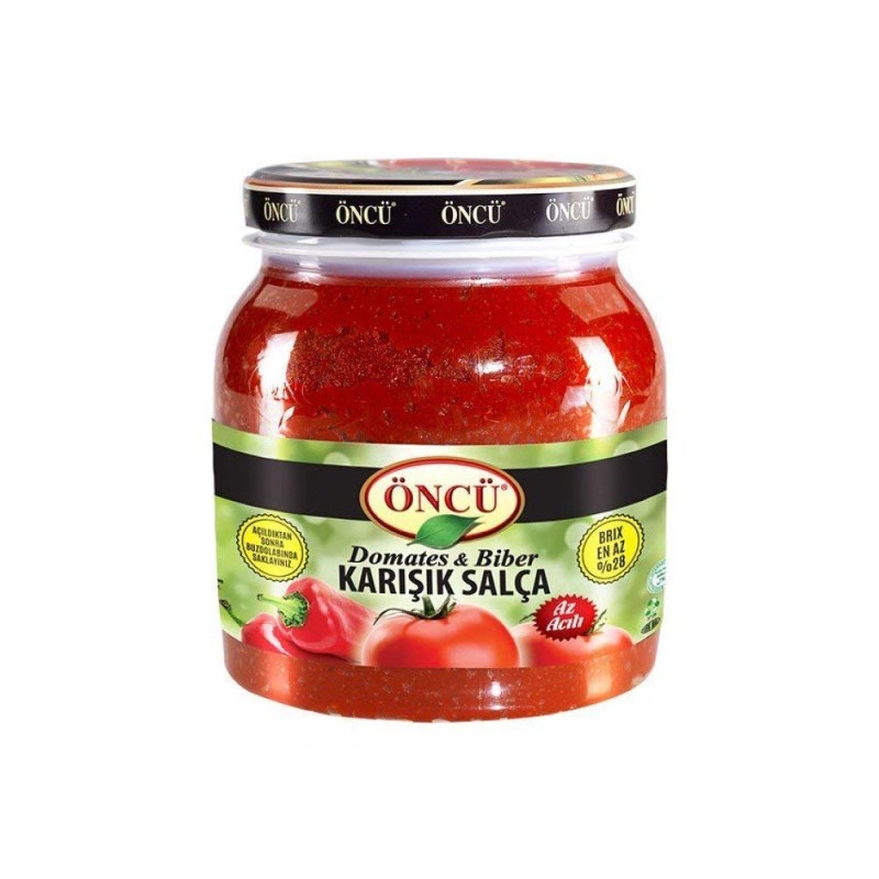 ONCU MIXED TOMATO &amp; PEPPER PASTE 1600 GR x 6