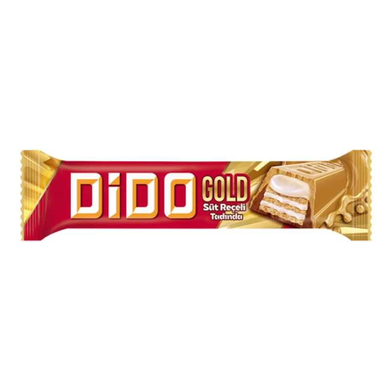 ULKER CHOCOLATE GOLD DIDO WAFER 35 GR x 24