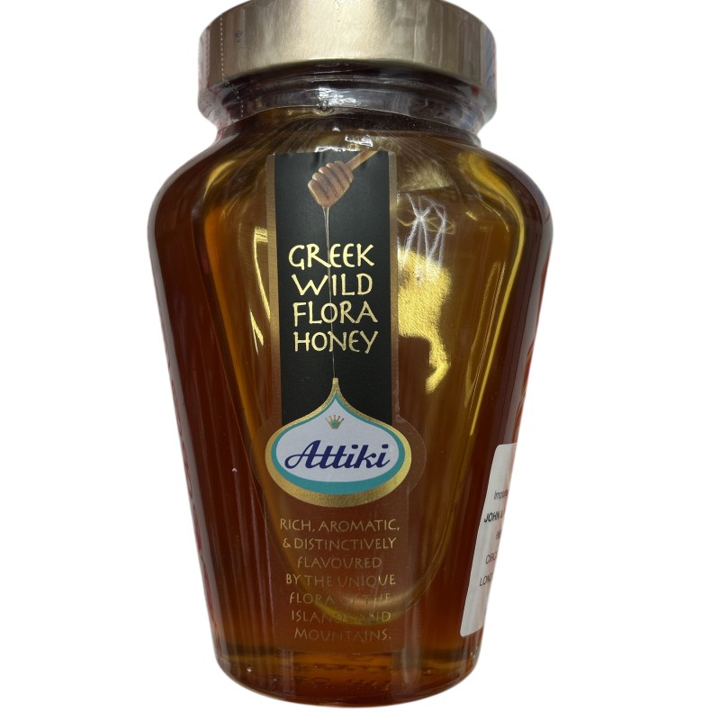 Attiki Jar Honey Wild Flora (Kavanoz Bal) 455 G