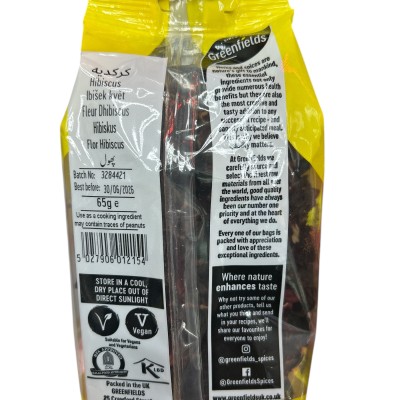 Greenfield's Hibiscus Flowers 65grams