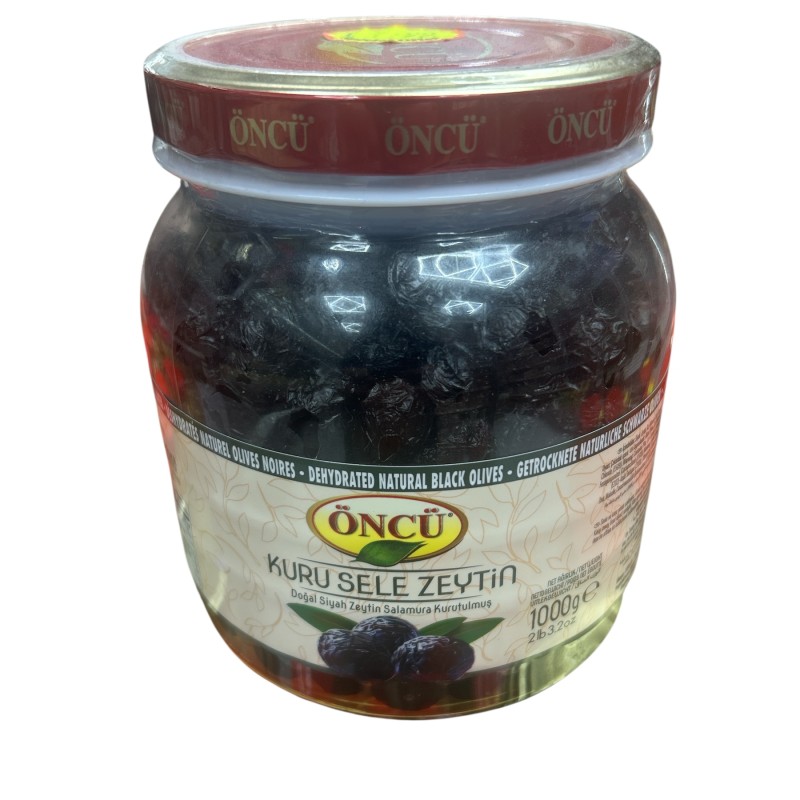 ÖNCÜ KURU SELE BLACK OLIVES 1000 GR