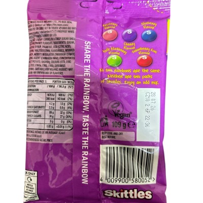 Skittles Wild Berry flavour 109g