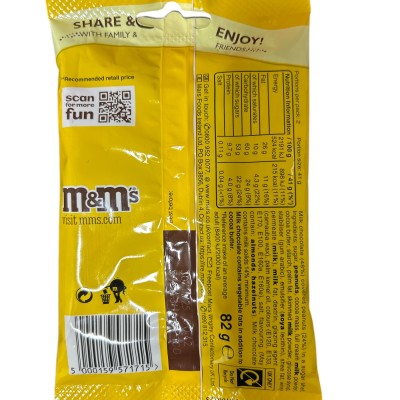 M&amp;M’s Peanut 82g