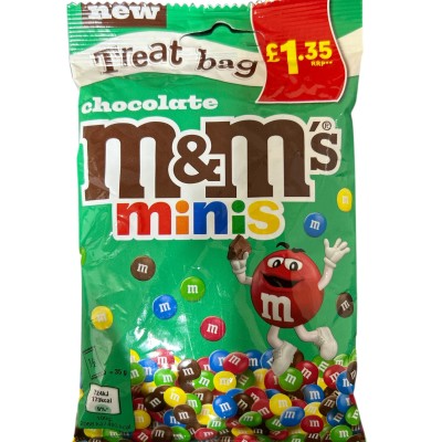 M&amp;M’s minins Chocolate 82g
