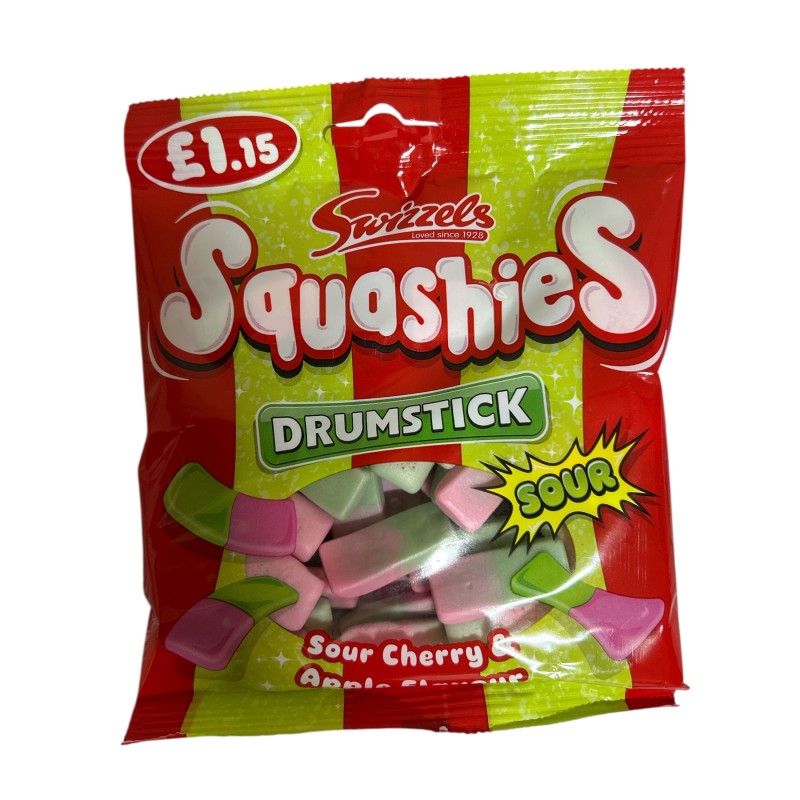 Swizzels Squashies Drumstick Sour Cherry 120g