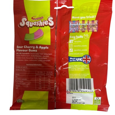 Swizzels Squashies Drumstick Sour Cherry 120g