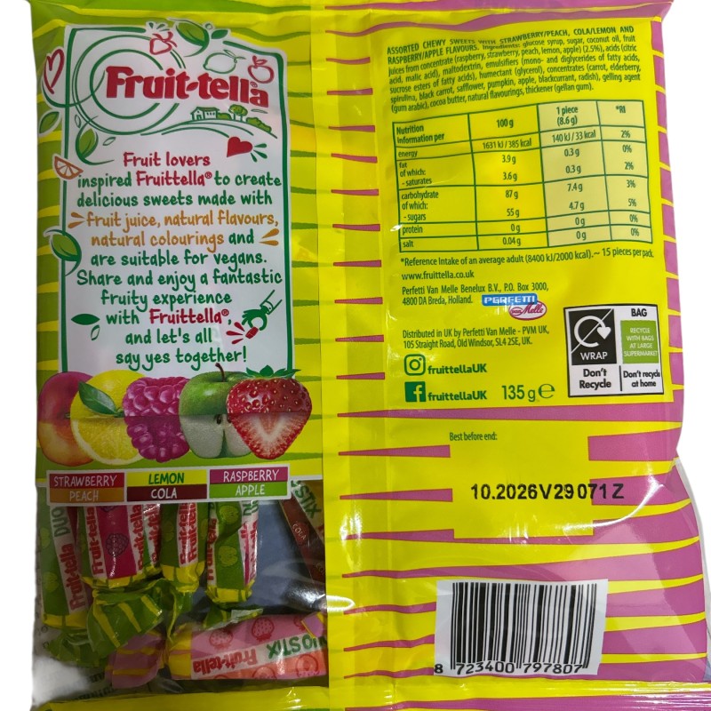 Fruit-tella Duo Stick 135g