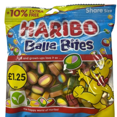 Haribo Balla Bites (V) 154g