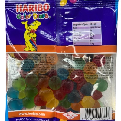 Haribo Color Drops Halal 80g