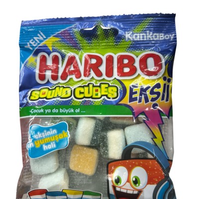 Haribo Sound Cubes Sour Halal 80g