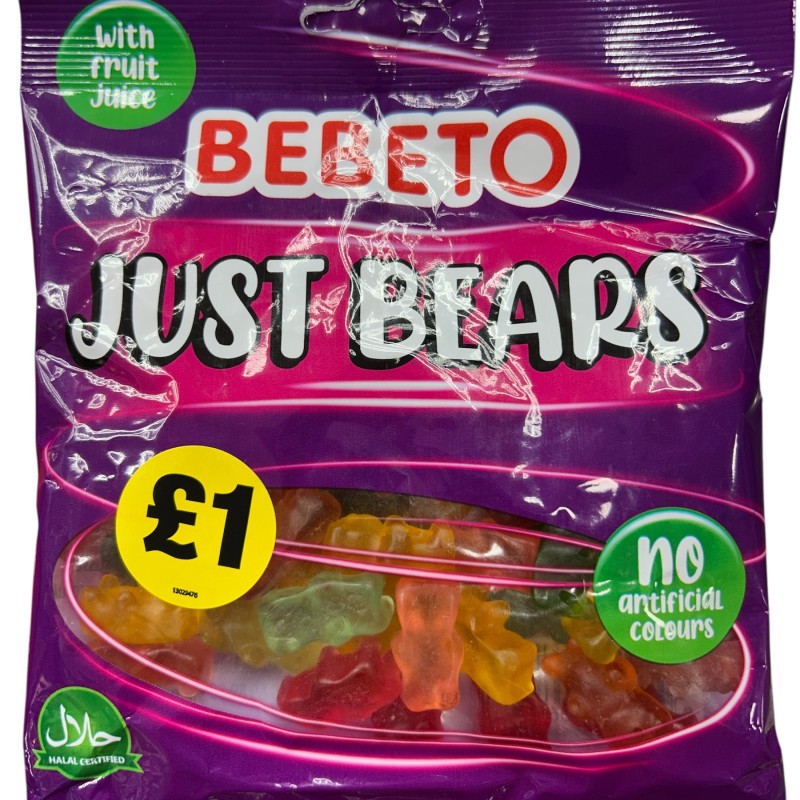 Bebeto Just Bears Halal 150g