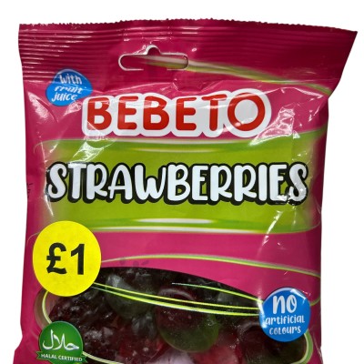 Bebeto Strawberries Halal 150g