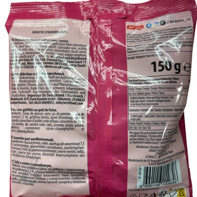 Bebeto Strawberries Halal 150g