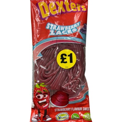 Dexters Strawberry Laces Halal 160g