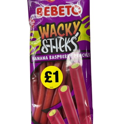 Bebeto Wacky Sticks Halal 160g