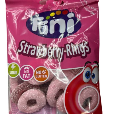Fino Strawberry Rings Halal 75g