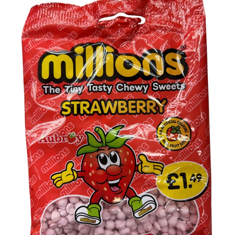 Millions Strawberry Flavoured Halal 110g