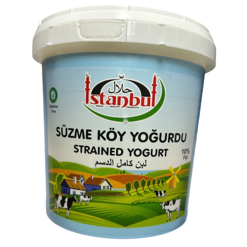 Istanbul Suzme Koy Yogurtu (Strained Yogurt %10 Fat 1kg