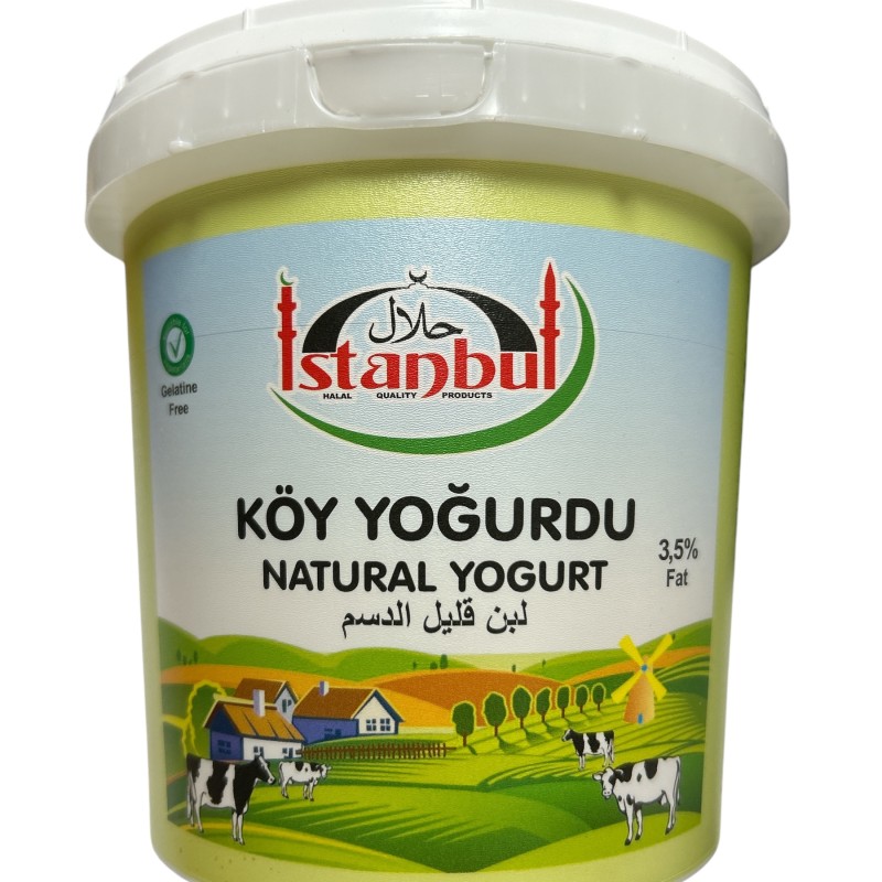 Istanbul Suzme Koy Yogurtu (Strained Yogurt %3,5 Fat 1kg