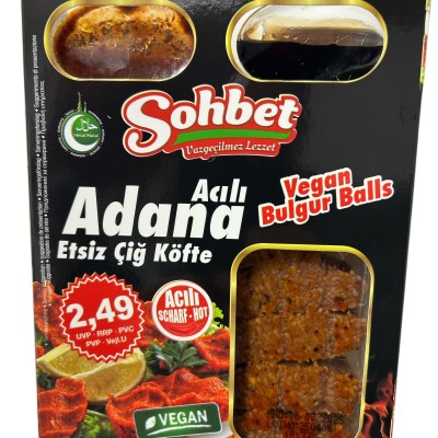 Sohbet Acili Adana Etsiz Cig Kofte 340g