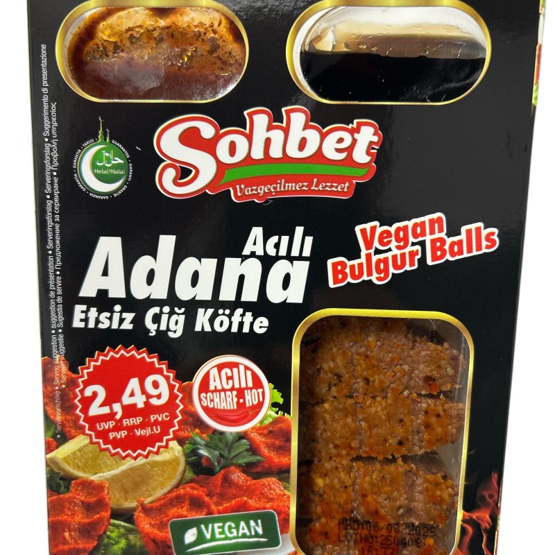 Sohbet Acili Adana Etsiz Cig Kofte 340g