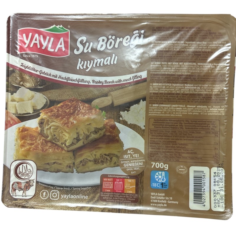 Yayla Su Boregi Kiymali ( Mince Meat ) 700g