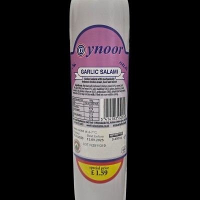 Aynoor Garlic Salami 450g