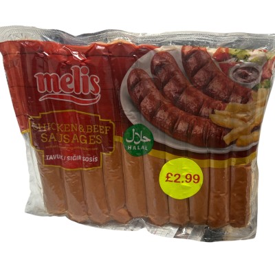 Melis Chicken &amp; Beef Sausages 500g
