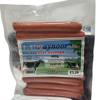 Aynoor Beef Sausage 400g