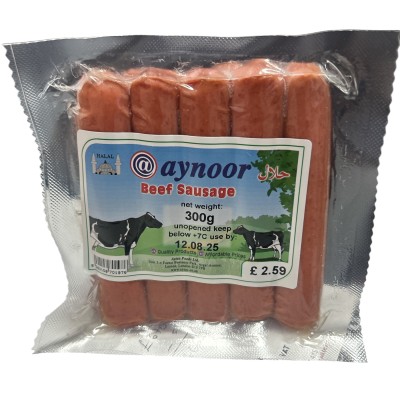 Aynoor Beef Sausage 300g