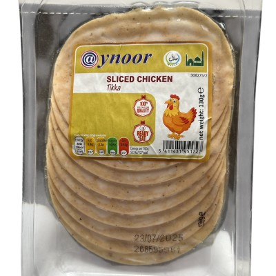 Aynoor Sliced Chicken Tikka 130g