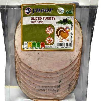 Aynoor Sliced Turkey With Herbs 130g