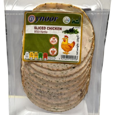Aynoor Sliced Chicken With Herbs 130g