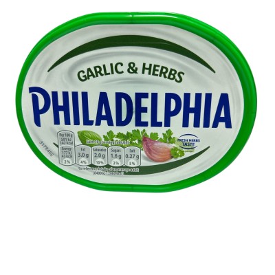 Philadelphia Garlic &amp; Herbs 165g