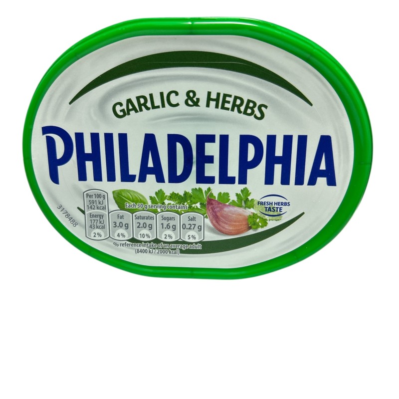 Philadelphia Garlic &amp; Herbs 165g