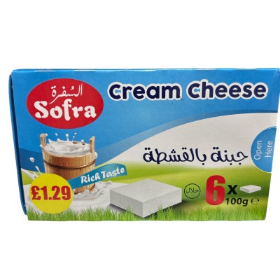 Sofra Cream Cheese 6x pieces 100g