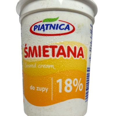 Piatnica Smietana Soured Cream 18% Fat 400g